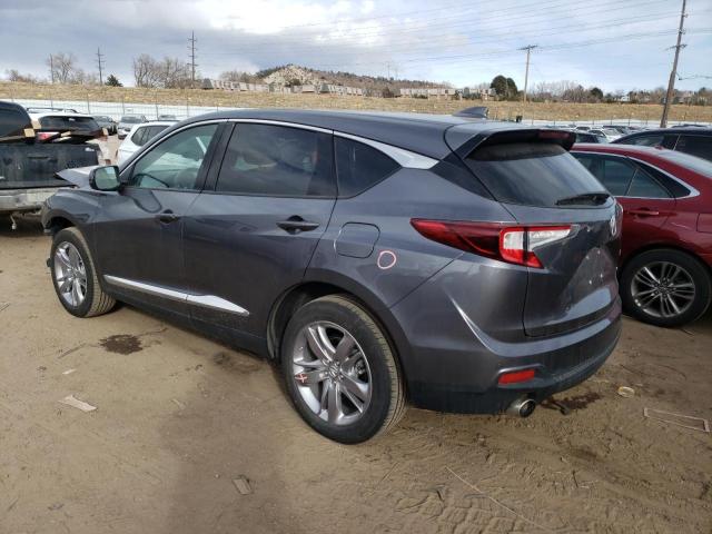 5J8TC2H72LL010180 - 2020 ACURA RDX ADVANCE GRAY photo 2