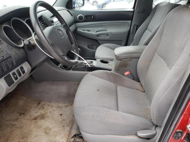 5TEUU4EN8AZ717216 - 2010 TOYOTA TACOMA ACCESS CAB Қызыл фото 7