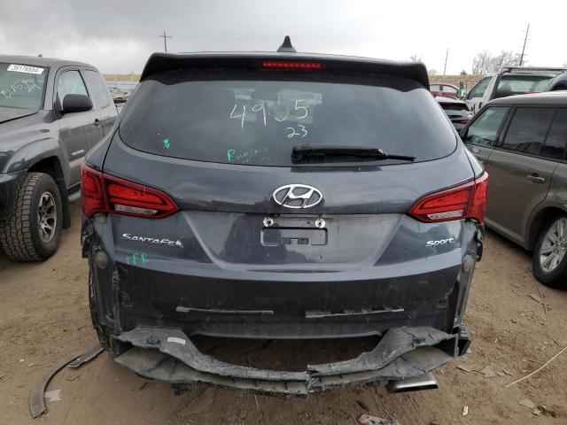 5XYZT3LB4HG468249 - 2017 HYUNDAI SANTA FE S GRAY photo 6