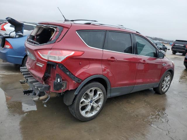 1FMCU0J98EUC92216 - 2014 FORD ESCAPE TITANIUM RED photo 3