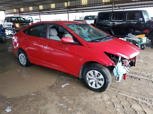 KMHCT4AE0FU848186 - 2015 HYUNDAI ACCENT GLS RED photo 4