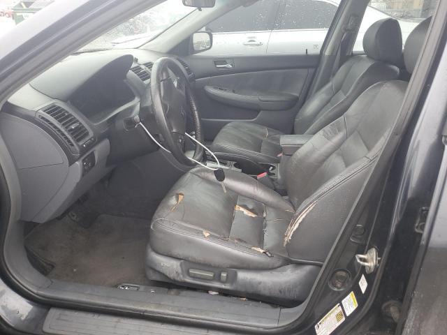 1HGCM66594A001690 - 2004 HONDA ACCORD EX GRAY photo 7