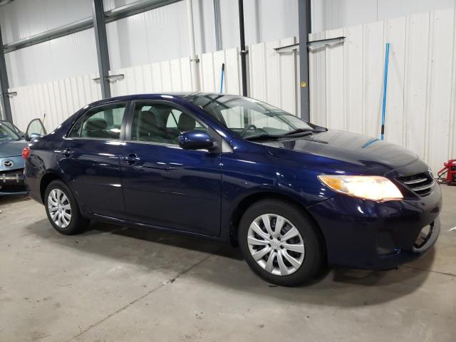 2T1BU4EE1DC078016 - 2013 TOYOTA COROLLA BASE BLUE photo 4