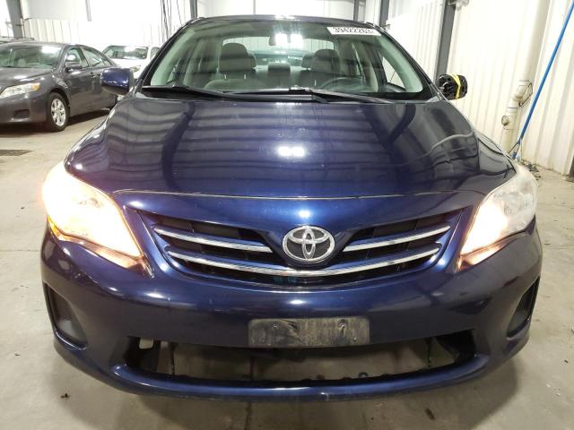 2T1BU4EE1DC078016 - 2013 TOYOTA COROLLA BASE BLUE photo 5