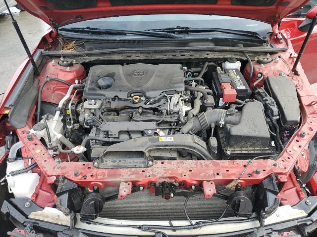 4T1B11HK3KU239020 - 2019 TOYOTA CAMRY L RED photo 11