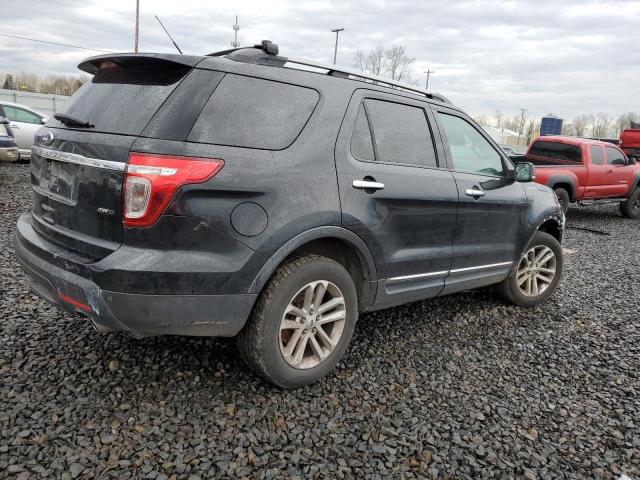 1FM5K8D88FGB83111 - 2015 FORD EXPLORER XLT BLACK photo 3