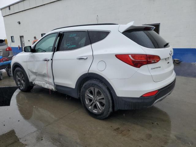 5XYZUDLBXDG093450 - 2013 HYUNDAI SANTA FE S WHITE photo 2