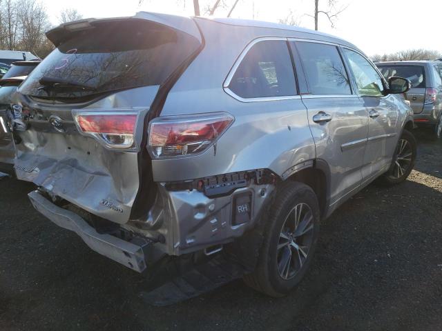5TDJKRFHXGS303116 - 2016 TOYOTA HIGHLANDER XLE Gümüş foto 3