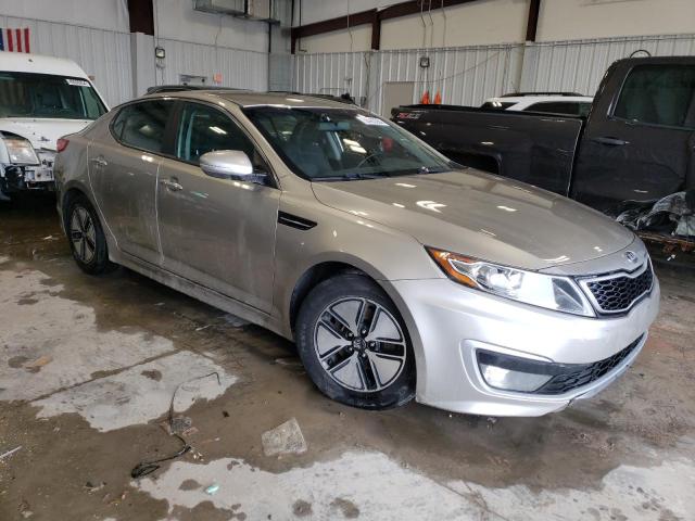 KNAGM4ADXC5035015 - 2012 KIA OPTIMA HYBRID GRAY photo 4