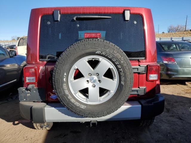 1C4AJWBGXCL133785 - 2012 JEEP WRANGLER SAHARA RED photo 6