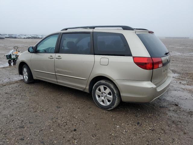 5TDZA23CX5S375825 - 2005 TOYOTA SIENNA CE BEIGE photo 2