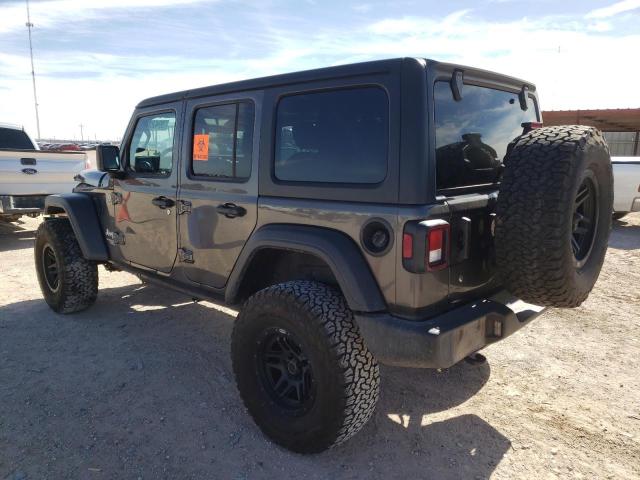 1C4HJXDNXKW562051 - 2019 JEEP WRANGLER U SPORT Graphit Foto 2