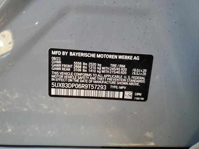 5UX83DP06R9T57293 - 2024 BMW X3 M40I GRAY photo 13