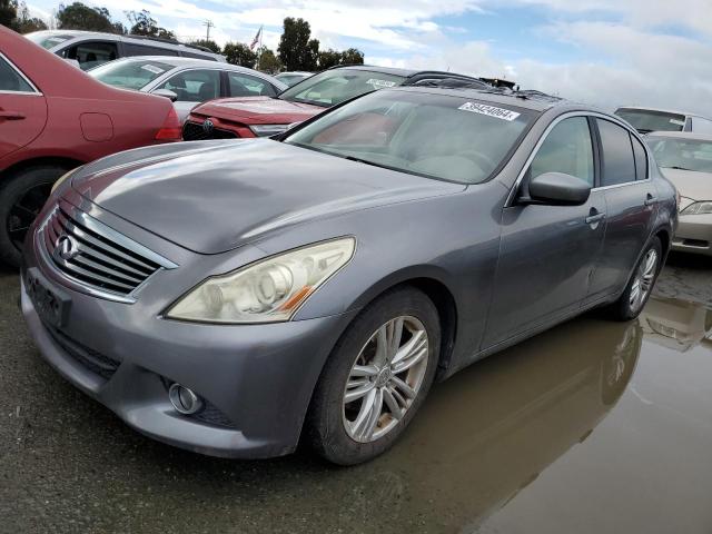 JN1CV6APXDM726284 - 2013 INFINITI G37 BASE SILVER photo 1