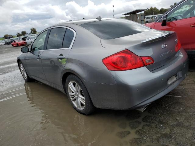 JN1CV6APXDM726284 - 2013 INFINITI G37 BASE SILVER photo 2