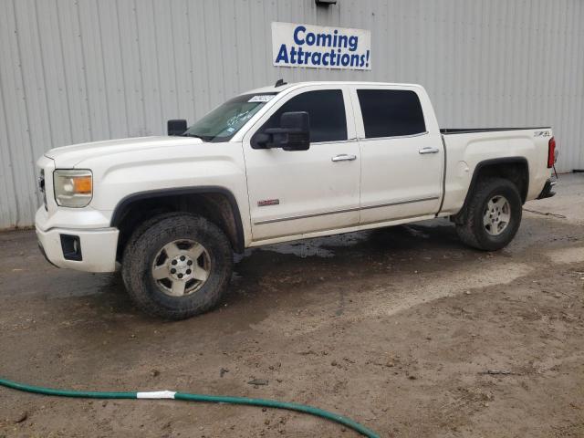 3GTU2VEC4EG385464 - 2014 GMC SIERRA K1500 SLT CREAM photo 1