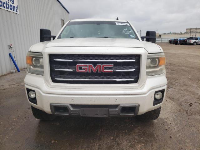 3GTU2VEC4EG385464 - 2014 GMC SIERRA K1500 SLT CREAM photo 5