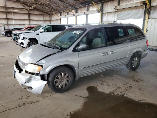 2C8GP64L93R354979 - 2003 CHRYSLER TOWN & COU LIMITED SILVER photo 1