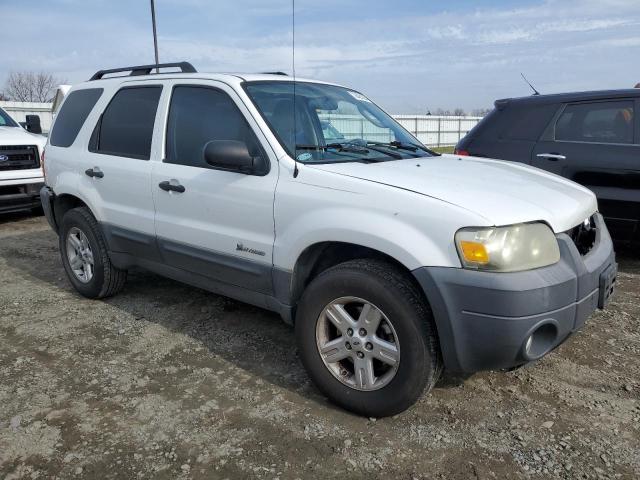 1FMYU49H67KB58960 - 2007 FORD ESCAPE HEV WHITE photo 4