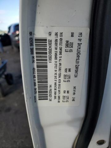 2B3KA43R86H396014 - 2006 DODGE CHARGER SE WHITE photo 12