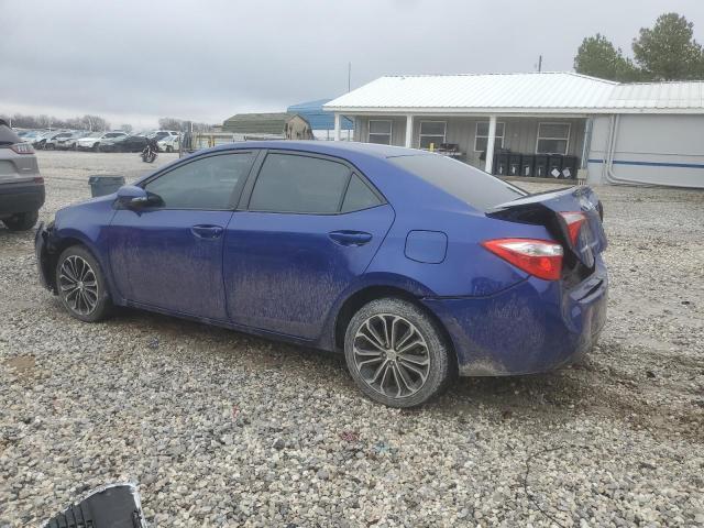 5YFBURHE3GP375012 - 2016 TOYOTA COROLLA L BLUE photo 2