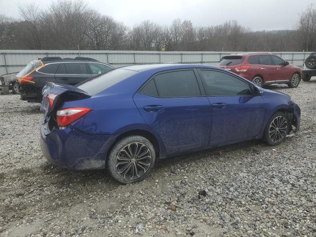 5YFBURHE3GP375012 - 2016 TOYOTA COROLLA L BLUE photo 3