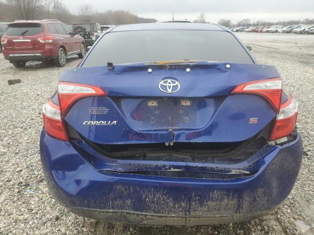 5YFBURHE3GP375012 - 2016 TOYOTA COROLLA L BLUE photo 6