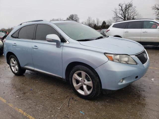 2T2BK1BA7AC048600 - 2010 LEXUS RX 350 BLUE photo 4