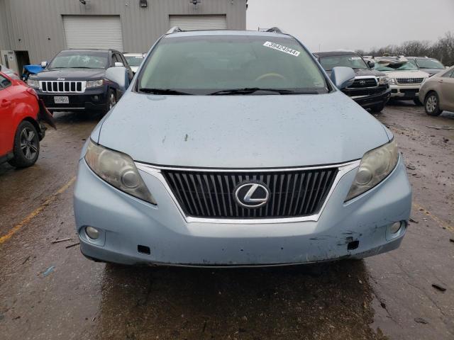 2T2BK1BA7AC048600 - 2010 LEXUS RX 350 BLUE photo 5