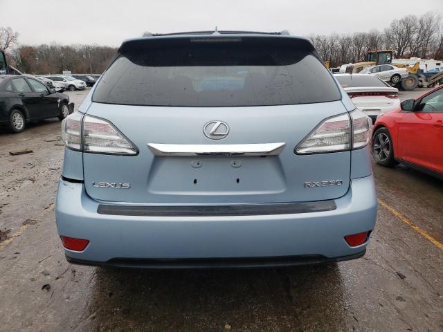 2T2BK1BA7AC048600 - 2010 LEXUS RX 350 BLUE photo 6