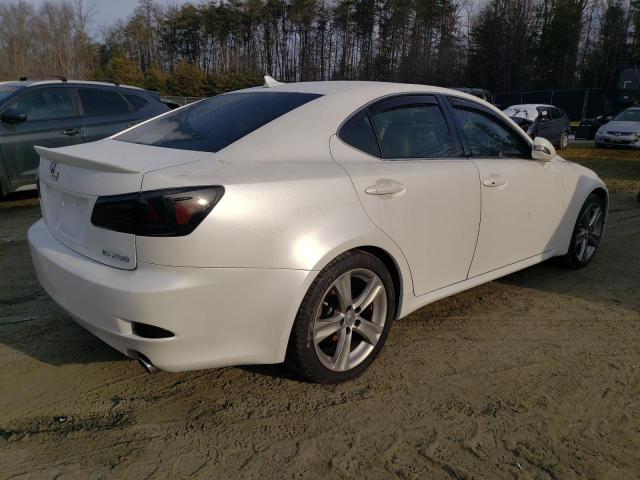 JTHBF5C2XB5148839 - 2011 LEXUS IS 250 WHITE photo 3