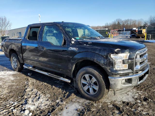 1FTEW1E84HFC05385 - 2017 FORD F150 SUPERCREW BLACK photo 4