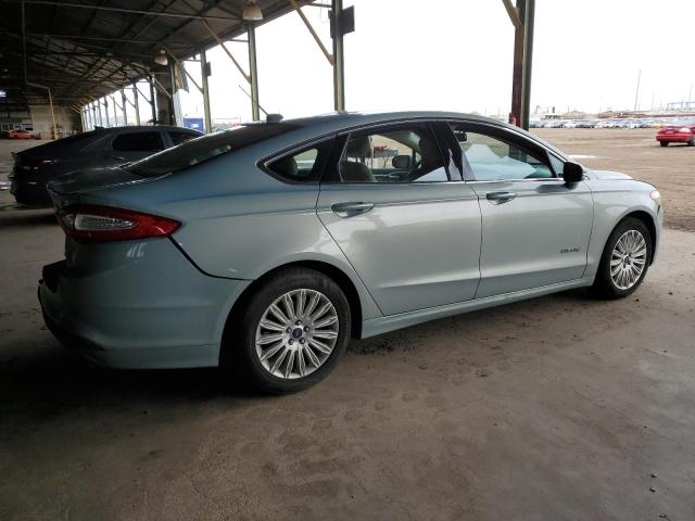 3FA6P0LU9DR219457 - 2013 FORD FUSION SE HYBRID BLUE photo 3