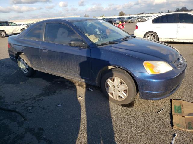 1HGEM22583L078027 - 2003 HONDA CIVIC LX BLUE photo 4