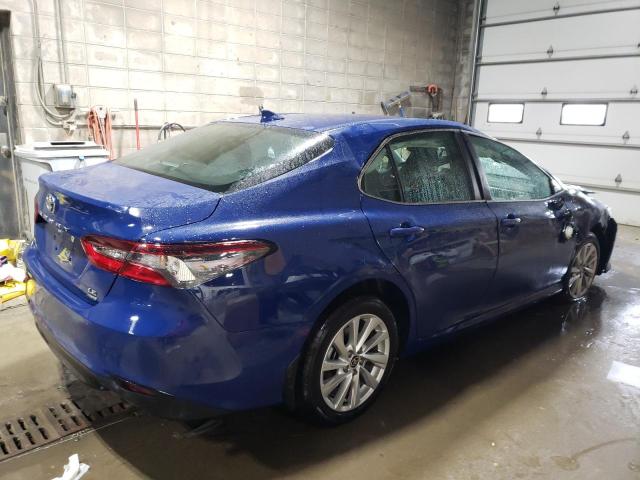 4T1R11BK9PU083743 - 2023 TOYOTA CAMRY LE BLUE photo 3