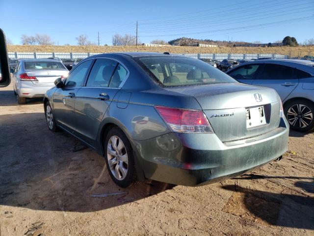 JHMCP26808C040427 - 2008 HONDA ACCORD EXL BLUE photo 2