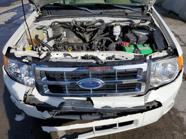 1FMCU9D74CKC49175 - 2012 FORD ESCAPE XLT WHITE photo 12