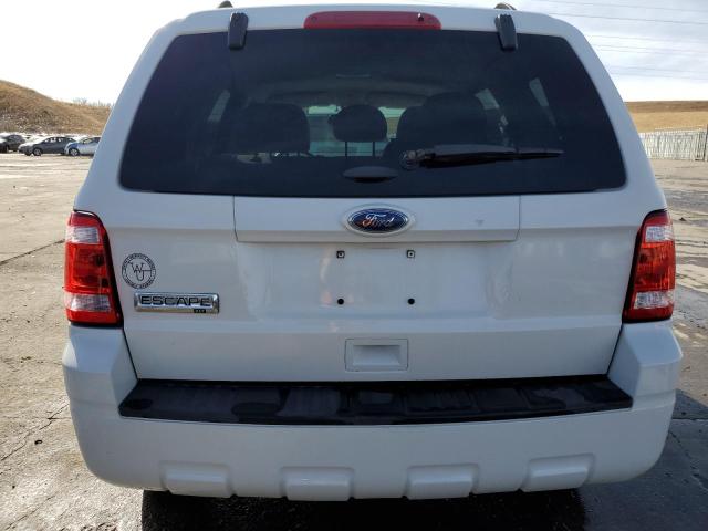 1FMCU9D74CKC49175 - 2012 FORD ESCAPE XLT WHITE photo 6