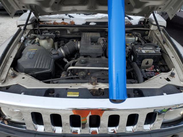 5GTDN136268279169 - 2006 HUMMER H3 GRAY photo 11