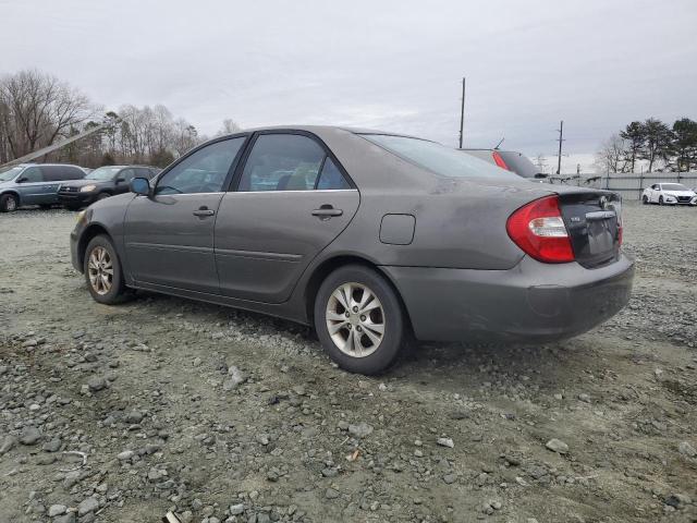 4T1BF32K24U585908 - 2004 TOYOTA CAMRY LE GRAY photo 2