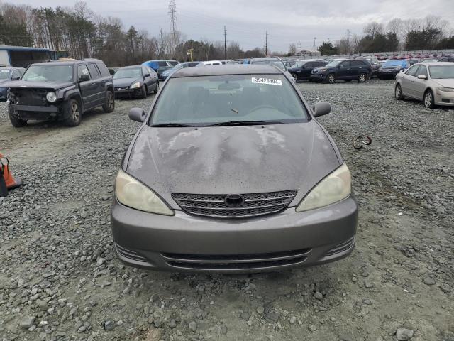 4T1BF32K24U585908 - 2004 TOYOTA CAMRY LE GRAY photo 5