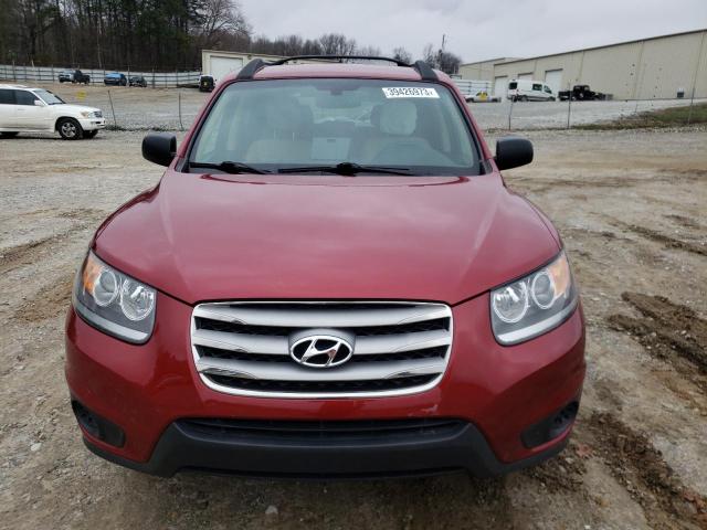 5XYZG3AB4CG156853 - 2012 HYUNDAI SANTA FE GLS BURGUNDY photo 5