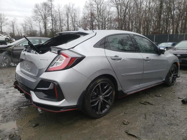 SHHFK7H49MU413934 - 2021 HONDA CIVIC SPORT 银色 照片 3