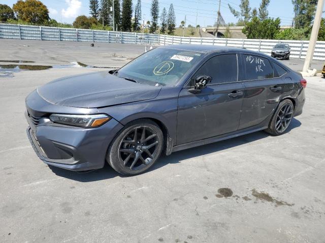 2HGFE2F56NH510710 - 2022 HONDA CIVIC SPORT Grau Foto 1