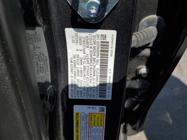 2HGFE2F56NH510710 - 2022 HONDA CIVIC SPORT Grau Foto 13