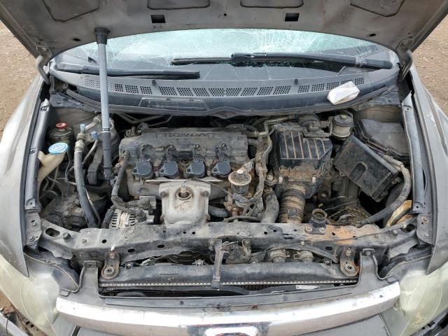 2HGFA16596H514208 - 2006 HONDA CIVIC LX GRAY photo 11