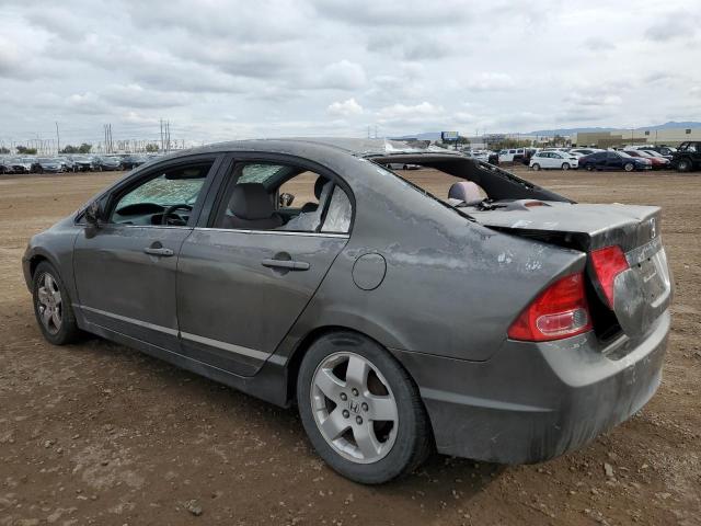 2HGFA16596H514208 - 2006 HONDA CIVIC LX GRAY photo 2