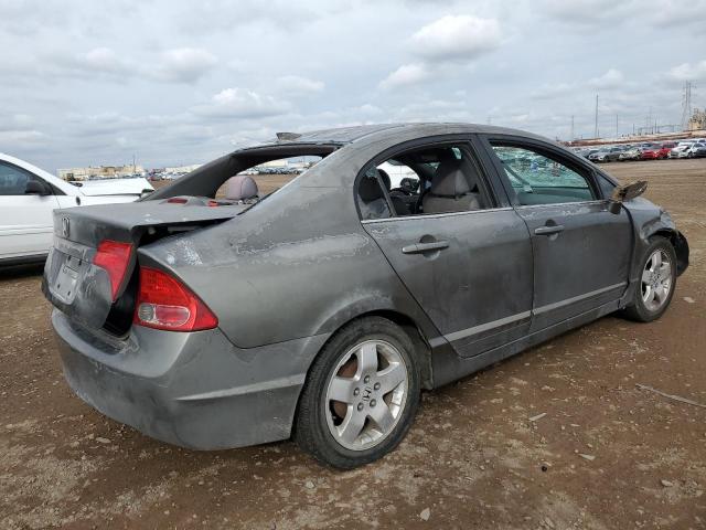 2HGFA16596H514208 - 2006 HONDA CIVIC LX GRAY photo 3