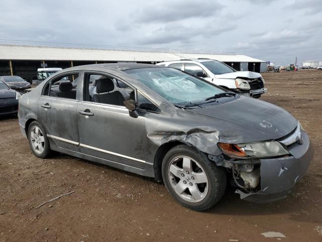 2HGFA16596H514208 - 2006 HONDA CIVIC LX GRAY photo 4