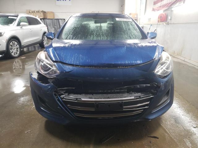 KMHD35LH3GU269034 - 2016 HYUNDAI ELANTRA GT BLUE photo 5